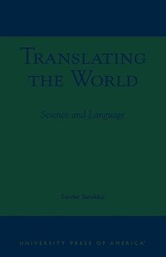 portada translating the world: science and language (en Inglés)