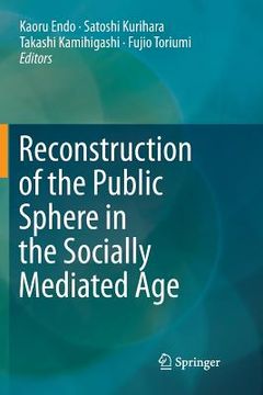 portada Reconstruction of the Public Sphere in the Socially Mediated Age (in English)