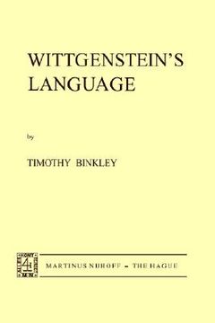 portada Wittgenstein's Language (en Inglés)
