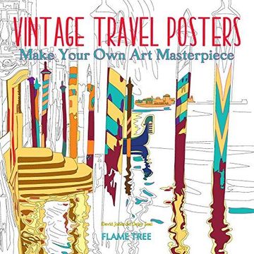 portada Vintage Travel Posters (Art Coloring Book): Make Your own art Masterpiece (Colouring Books) (en Inglés)