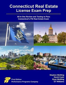 portada Connecticut Real Estate License Exam Prep: All-in-One Review and Testing to Pass Connecticut's PSI Real Estate Exam (in English)