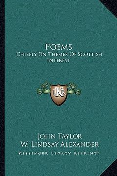 portada poems: chiefly on themes of scottish interest (in English)