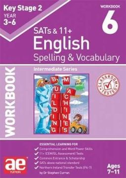 portada KS2 Spelling & Vocabulary Workbook 6: Intermediate Level (Paperback) (in English)