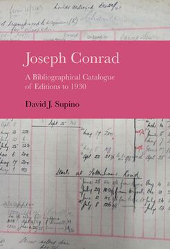 portada Joseph Conrad: A Bibliographical Catalogue of Editions to 1930 (in English)