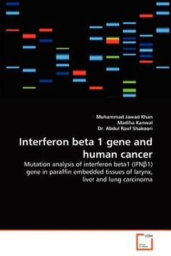 portada interferon beta 1 gene and human cancer (in English)