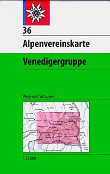 portada Dav Alpenvereinskarte 36 Venedigergruppe 1: 25 000 Wegmarkierungen (en Alemán)