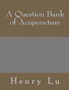 portada a question bank of acupuncture