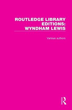 portada Routledge Library Editions: Wyndham Lewis (en Inglés)