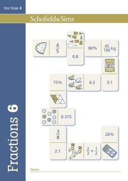 portada Fractions, Decimals and Percentages Book 6: Year 6, Ages 10-11 (en Inglés)