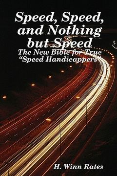 portada speed, speed, and nothing but speed (in English)