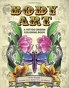 portada Body Art: A Tattoo Design Coloring Book