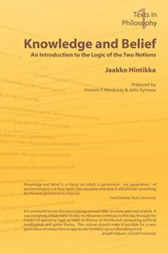 portada Knowledge and Belief - an Introduction to the Logic of the two Notions (en Inglés)
