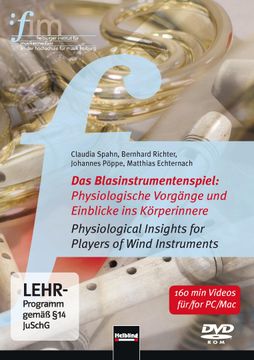 portada Das Blasinstrumentenspiel: Physiologische Vorgaenge und Einblicke ins Koerperinnere. Dvd