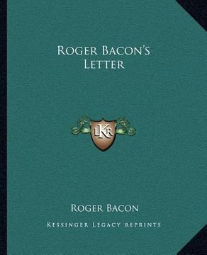 portada roger bacon's letter (en Inglés)