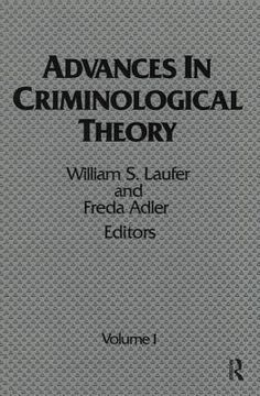 portada advances in criminological theory (en Inglés)