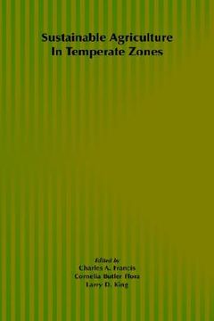 portada sustainable agriculture in temperate zones