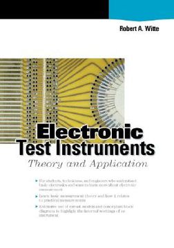 portada electronic test instruments: theory and application