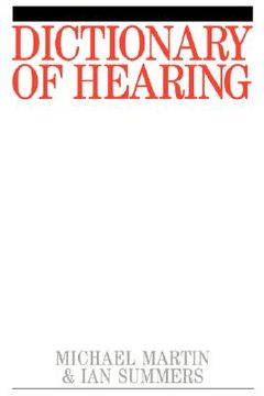 portada dictionary of hearing (en Inglés)