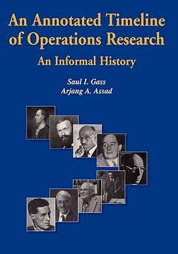 portada an annotated timeline of operations research: an informal history (en Inglés)