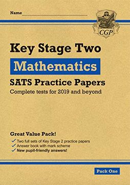 portada New ks2 Maths Sats Practice Papers: Pack 1 (For the Tests in 2019) (Cgp ks2 Sats Practice Papers) (en Inglés)