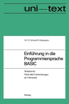 portada Einführung in die Programmiersprache BASIC: Anleitung zum Selbststudium (German Edition)
