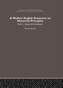 portada A Modern English Grammar On Historical Principles V2 (in English)