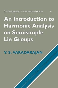 portada An Introduction to Harmonic Analysis on Semisimple lie Groups Paperback (Cambridge Studies in Advanced Mathematics) (en Inglés)