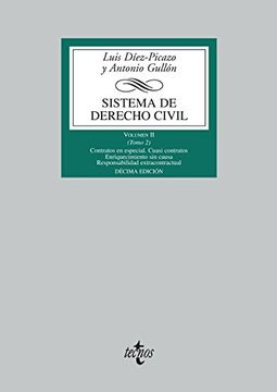 portada Sistema De Derecho Civil (Derecho - Biblioteca Universitaria De Editorial Tecnos) (in Spanish)