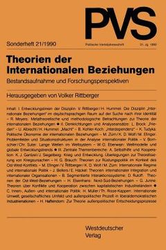 portada Theorien Der Internationalen Beziehungen: Bestandsaufnahme Und Forschungsperspektiven (en Alemán)