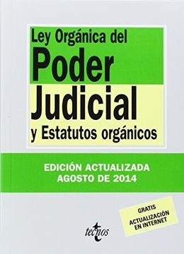 portada Ley Orgánica Del Poder Judicial Y Estatutos Orgánicos