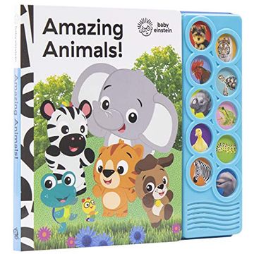 portada Baby Einstein - Amazing Animals 10-Button Sound Book - pi Kids (Play-A-Sound) 