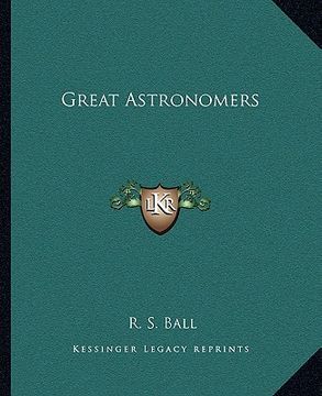 portada great astronomers (en Inglés)
