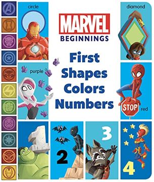 portada Marvel Beginnings: First Shapes, Colors, Numbers