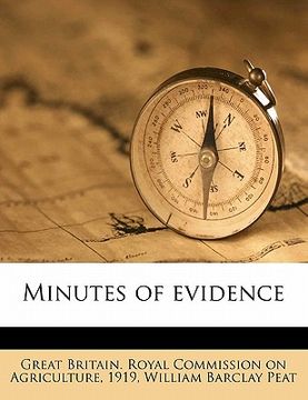 portada minutes of evidence volume 1 (en Inglés)