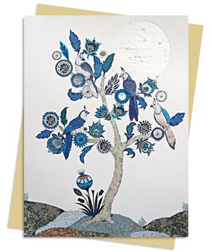 portada Alexandra Milton: Silver Tree of Life With Four White-Throated Magpies Greeting Card Pack: Pack of 6 (Greeting Cards) (in English)