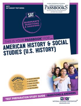 portada American History & Social Studies (U.S. History) (Sat-1): Passbooks Study Guide Volume 1 (en Inglés)