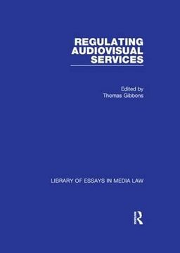 portada Regulating Audiovisual Services (en Inglés)