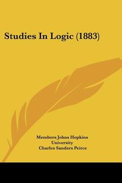 portada studies in logic (1883) (en Inglés)