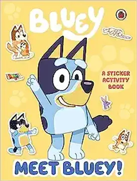 portada Bluey: Meet Bluey! Sticker Activity Book (en Inglés)