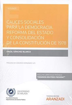 portada Cauces Sociales Para la Democracia Reforma del Estado y Consolidacion