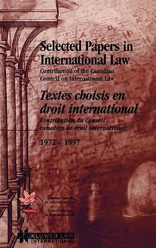 portada selected papers in international law/textes choisis en droit international (en Inglés)
