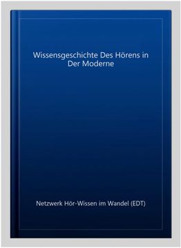 portada Wissensgeschichte des hã Rens in der Moderne -Language: German (en Alemán)