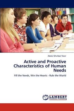 portada active and proactive characteristics of human needs