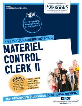 portada Materiel Control Clerk II (C-3089): Passbooks Study Guide Volume 3089