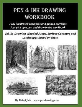 portada Pen and Ink Drawing Workbook Vol 5: Learn to Draw Pleasing Pen & Ink Landscapes (en Inglés)