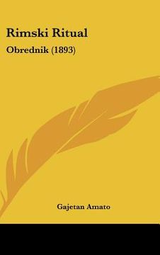 portada Rimski Ritual: Obrednik (1893) (en Ruso)
