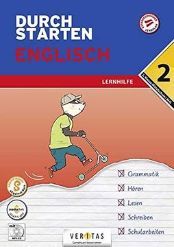 portada Durchstarten - Englisch Mittelschule/Ahs: 2. Klasse - Lernhilfe: Übungsbuch mit Lösungen und Audio-Cd. App-Inhalte für Mobiles Üben (en Alemán)