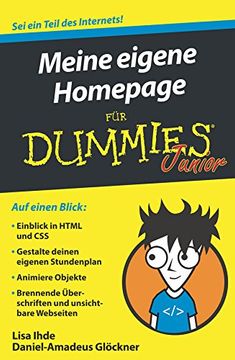portada Meine Eigene Homepage für Dummies Junior (in German)