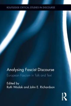 portada analysing fascist discourse: european fascism in talk and text (in English)