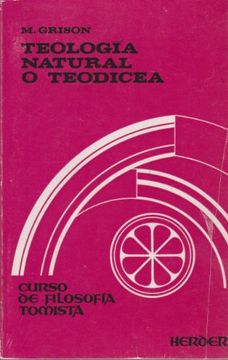 portada Teología natural o teodicea